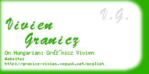 vivien granicz business card